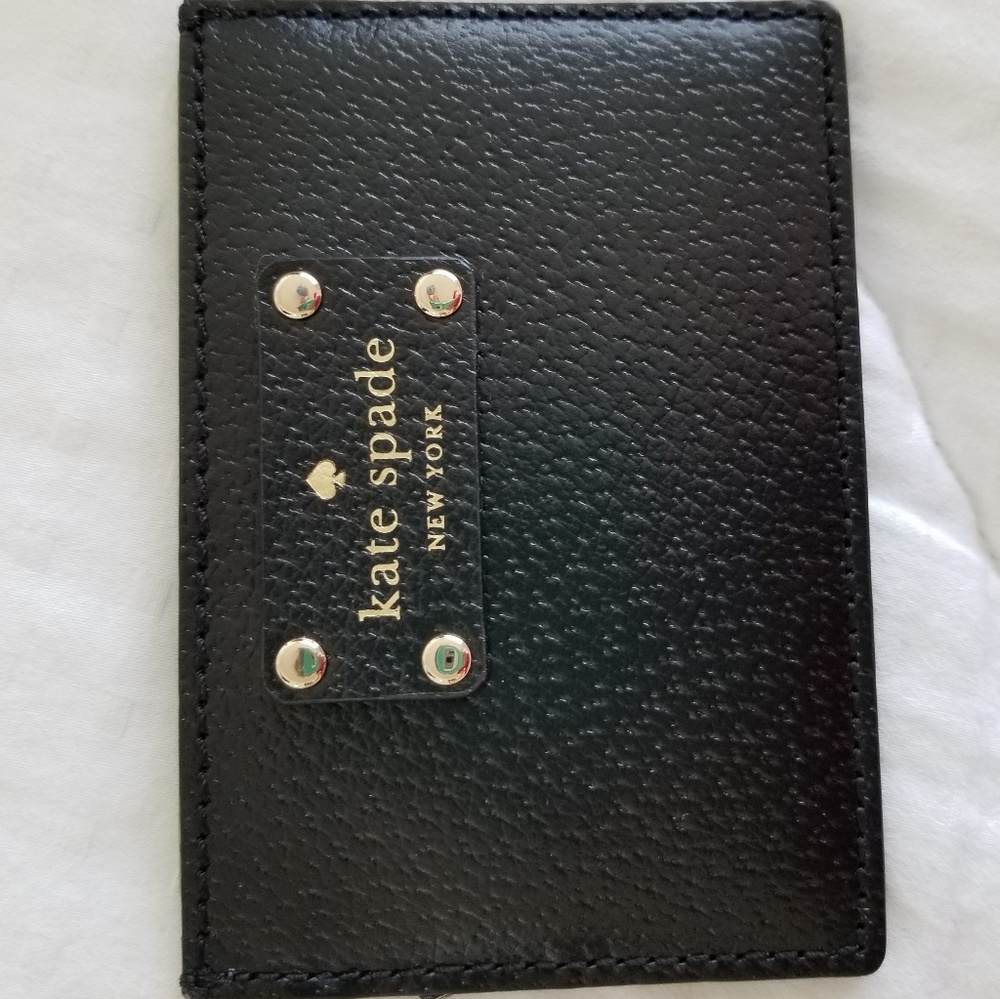 Kate Spade Black and Gold Wallet